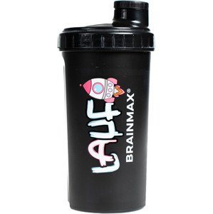 BrainMax Lauf plastový shaker (šejkr), čierny, 700 ml