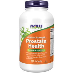 NOW® Foods NOW Clinical Strength Prostate Health (podpora prostaty), 180 softgel kapsúl