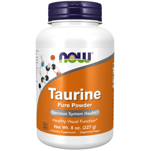 NOW® Foods NOW Taurine Pure Powder (Taurín) prášok, 227 g