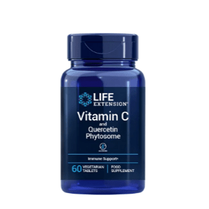Life Extension Vitamin C a Quercetin Phytosome, vitamín C s kvercetínom, 60 rastlinných tabliet