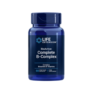 Life Extension BioActive Complete, B-Complex, 60 rastlinných kapsúl