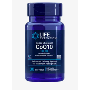 Life Extension Super Ubiquinol CoQ10 with Enhanced Mitochondrial Support, koenzým Q10, 100 mg, 30 kapsúl Podpora srdca, zdaví mitochondrií a produkcia energie