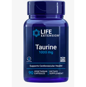 Life Extension Taurín, taurín, 1000 mg, 90 rastlinných kapsúl