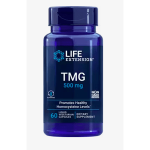 Life Extension TMG (Trimethylglycin), 500 mg, 60 kapsúl