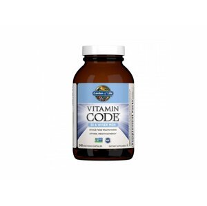 Garden of life Vitamín Code Men 50, multivitamín pre mužov po päťdesiatke, 240 kapsúl