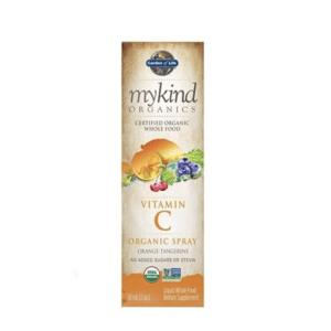 Garden of life Mykind Organics Vitamin C Organic spray, Vitamín C v spreji, pomaranč a mandarínka, 58 ml