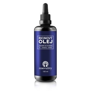 Renovality - Ricinový olej za studena lisovaný, 100ml s pipetkou