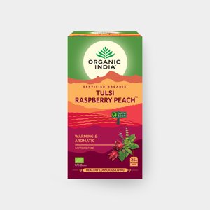 Organic India Tulsi ovocný s ibištekom a čiernou bazou BIO, 25 vreciek *CZ-BIO-001 certifikát
