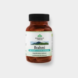 Organic India Brahmi 60 kapslí *CZ-BIO-001 certifikát