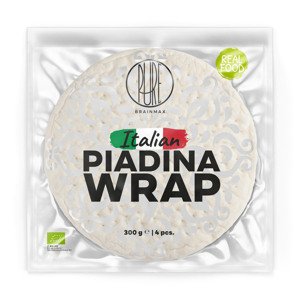 5+1 ZDARMA: BrainMax Pure Piadina Wrap BIO, 4 ks BIO tortila z Talianska, *IT-BIO-009 certifikát