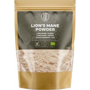 BrainMax Pure Lion's Mane (Hericium) prášok, BIO 100g *CZ-BIO-001 certifikát