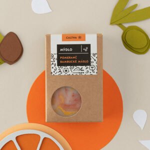 Caltha - Tuhé mydlo pomaranč a bambucké maslo, 100 g