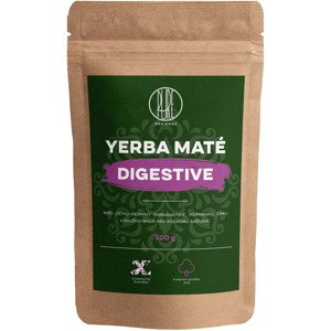 BrainMax Pure Yerba Maté, Digestive, 500 g Brazílska yerba maté obohatená o fenikel a ďalšie byliny na podporu trávenia