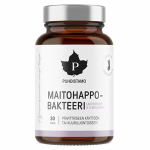 Puhdistamo - Lactic Acid Bacteria Boulardii 30 kapsúl (Probiotika LactoSpore® a Lynside® - Maitohappo-bakteeri)