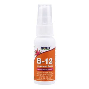 NOW® Foods NOW Liposomal Vitamin B12 59ml sprej (Lipozomálny vitamín B12)