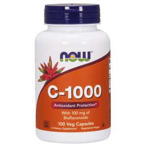 NOW® Foods NOW Vitamín C-1000 s bioflavonoidmi, 100 rastlinných kapsúl