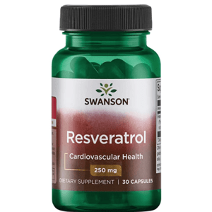 Swanson Resveratrol, 250 mg, 30 kapsúl