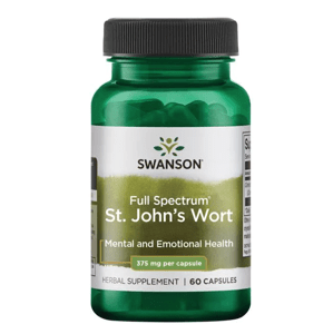 Swanson St. John's Wort (Ľubovník bodkovaný), 375 mg, 60 kapsúl