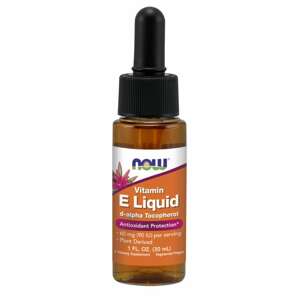NOW® Foods NOW Vitamín E Liquid 90 IU, Tekutý Vitamín E, 150 dávok, 30 ml.