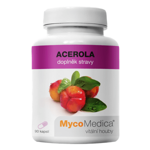 MycoMedica - Acerola v optimálnej koncentrácii, 90 rastlinných kapsúl
