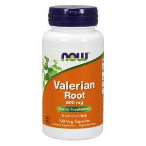 NOW® Foods NOW Valerian Root (kozlík lekársky), 500 mg, 100 rastlinných kapsúl