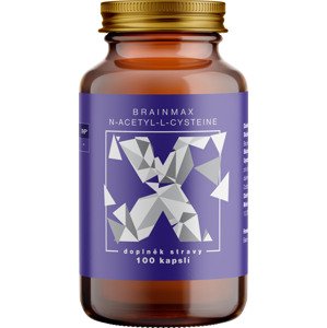 BrainMax N-Acetyl-L-Cysteine, NAC, 100 rastlinných kapsúl