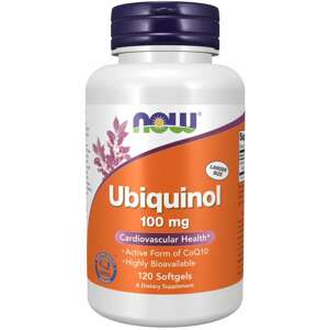 NOW® Foods NOW Ubiquinol, Kaneka, 100mg, 120 softgel kapsúl