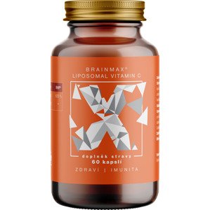 BrainMax Liposomal Vitamin C  UPGRADE, Lipozomálny vitamín C, 500 mg, 60 rastlinných kapsúl