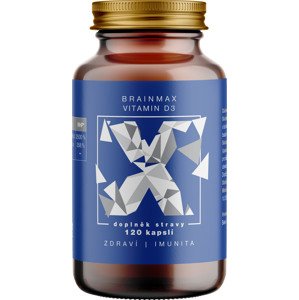 BrainMax Vitamín D3 5000 IU, 120 kapsúl Doplnok stravy