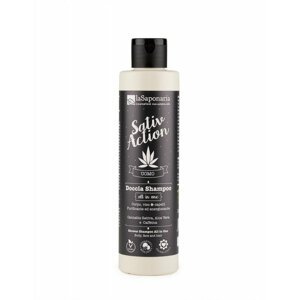 laSaponaria Pánsky sprchový gél a šampón s konope 2v1 BIO, 200 ml