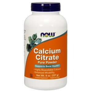 NOW® Foods NOW Calcium Citrate Pure Powder (čistý prášok), 227g