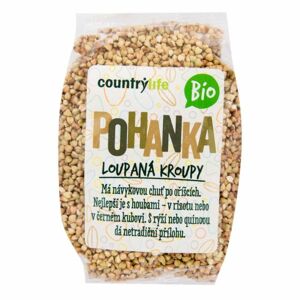CountryLife - Pohánka lúpaná krúpy BIO, 500g *CZ-BIO-001 certifikát