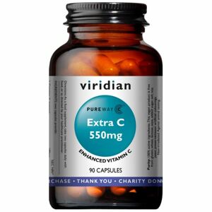 Viridian Extra C 550mg (Vitamín C), 90 kapsúl