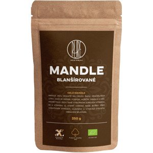 BrainMax Pure Mandle blanšírované BIO, 250 g *CZ-BIO-001 certifikát