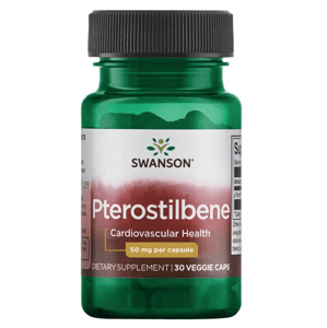 Swanson Pterostilben - 50 mg, 30 rastlinných kapsúl