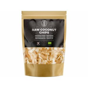 BrainMax Pure Raw Coconut chips, Kokosové chipsy BIO, 100 g *CZ-BIO-001 certifikát