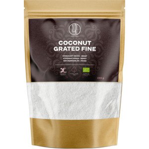 BrainMax Pure Coconut Grated Fine, Kokos strúhaný, jemný, BIO, 200 g *CZ-BIO-001 certifikát