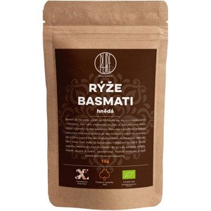 BrainMax Pure Ryža, hnedá, Basmati BIO, 1kg *CZ-BIO-001 certifikát