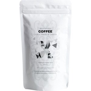 BrainMax Coffee, BIO Káva s medicinálnymi hubami, Lion's Mane & Chaga, 200g *CZ-BIO-001 certifikát