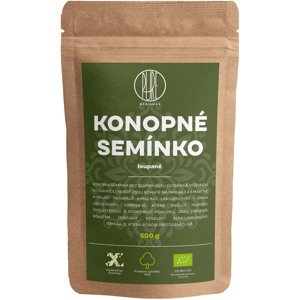 BrainMax Pure Konopné semienko, lúpané BIO, 500g *CZ-BIO-001 certifikát