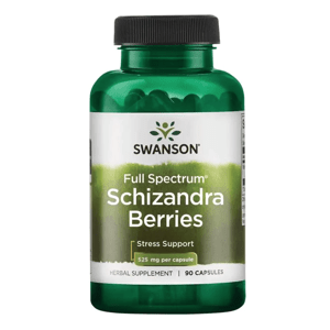 Swanson Schizandra Berries (Klanopraška čínska), 525 mg, 90 kapsúl