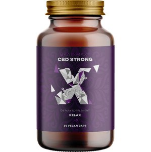 BrainMax CéBéDé Strong 30 mg, 30 rastlinných kapsúl