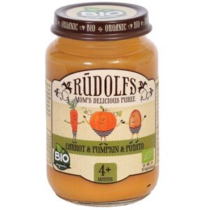 Rudolfs BIO Príkrm mrkva, tekvica a zemiaky 190 g