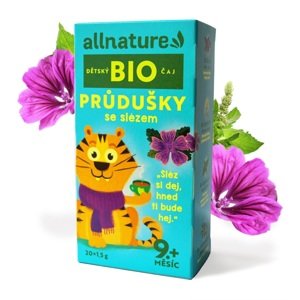 Allnature BIO Detský čaj Priedušky so zlezom 20x1,5 g