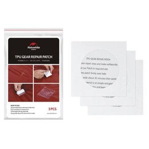 Naturehike TPU gear repair patch - sada TPU náplastí na opravu nafukovacieho vybavenia