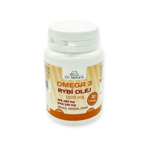 Dr. Natural Omega 3 rybí olej 1000 mg - 30 tabliet doplnok stravy