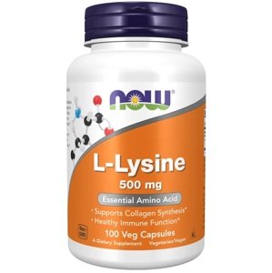 Now Foods L-Lyzín 500mg 100 kapsúl