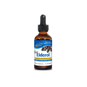 North American Herb and Spice NAHS Kvapky z bazy čiernej - Elderol 60 ml podpora imunity po celý rok, vhodná aj pre bábätká
