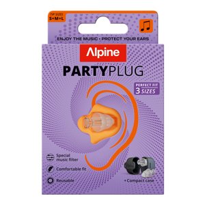 Alpine Party Plug 2025 Farba: Transparentná Štuple do uší na hlasnú hudbu