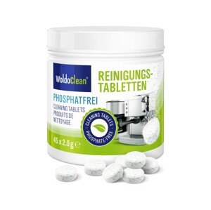Allnature WoldoClean Čistiace tablety do kávovaru bez fosfátu 45 ks